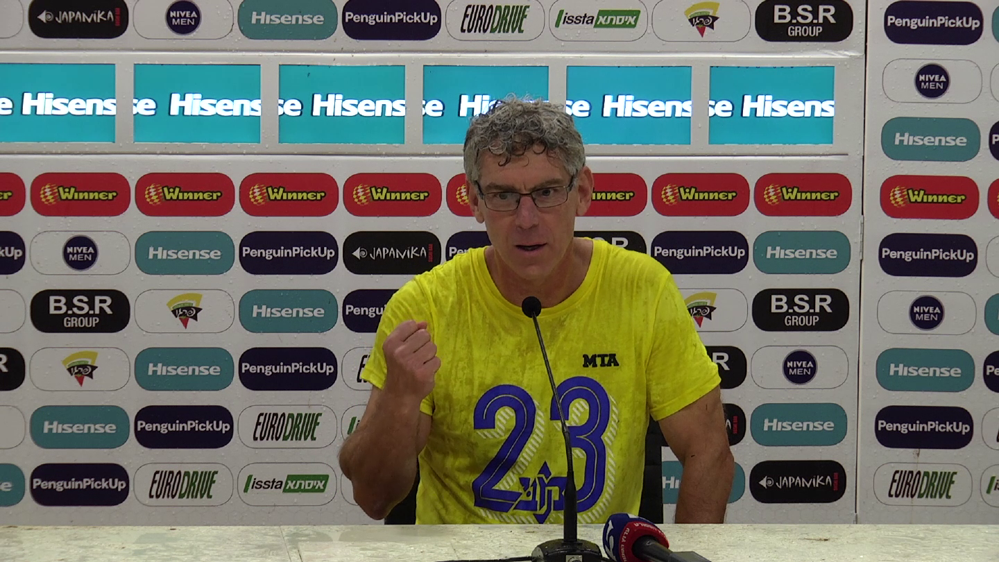 Mitch Goldhar after capturing the 2018/19 Championship - Maccabi Tel